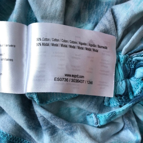Esprit edc tie die one shoulder t shirt. EUC! - Picture 3 of 5